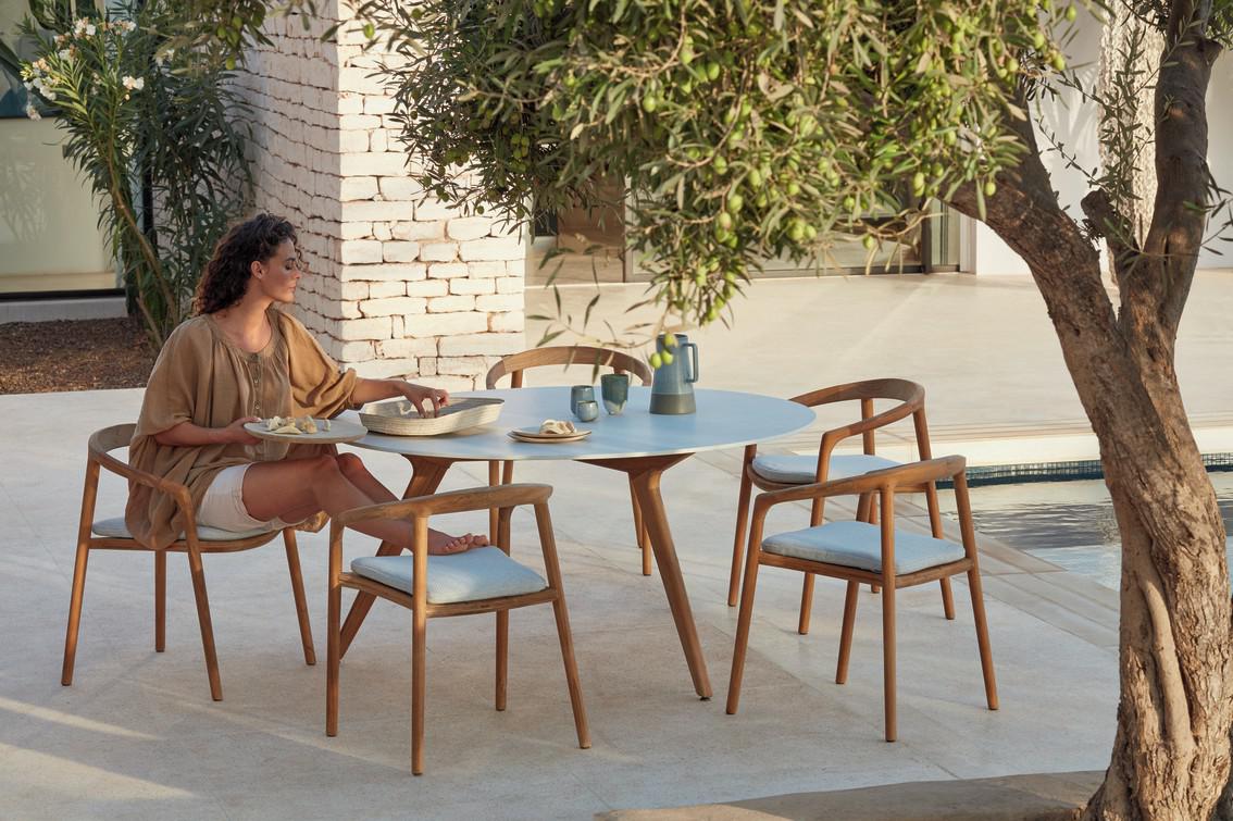 Табурет 47 teak nero Manutti Solid MNST04 - Вид №21