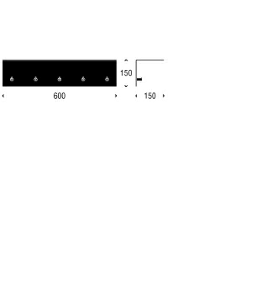 FROST Настенная полка U4002, 60см sun-id-1967781 - Вид №1