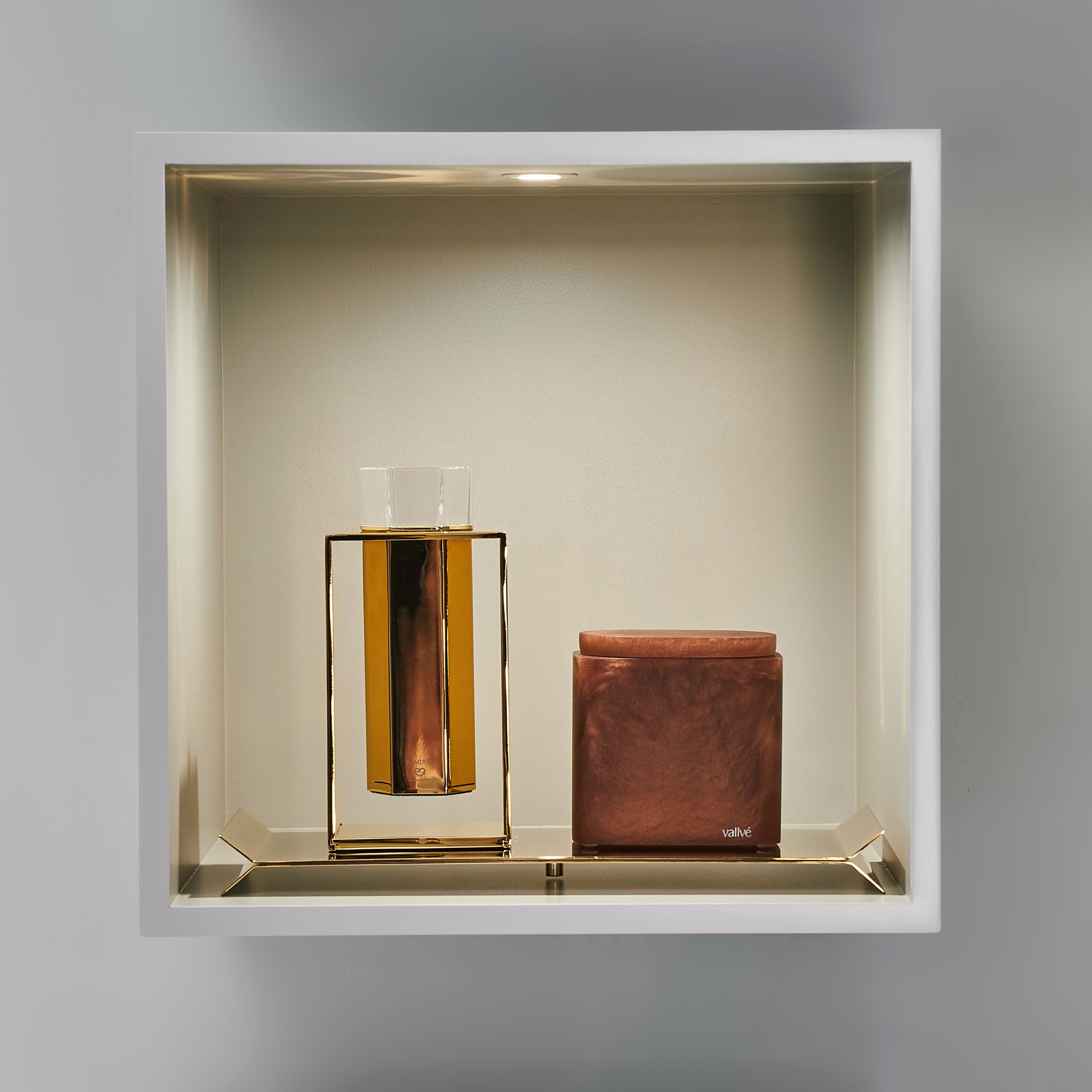 Держатель для хлопковых палочек из смолы с крышкой Vallvé набор ARCH-00033916 - Вид №10