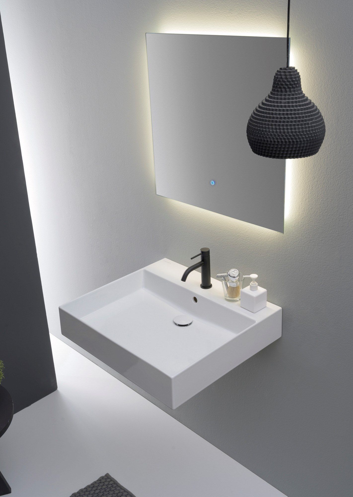 Керамический одиночный подвесной умывальник Scarabeo Ceramiche ARCH-00101736 - Вид №1