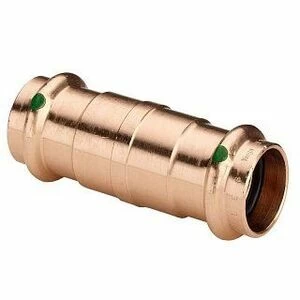 1627015 SANHA 6270 пресс-фитинг, медь, муфта ВПр-ВПр 15 мм