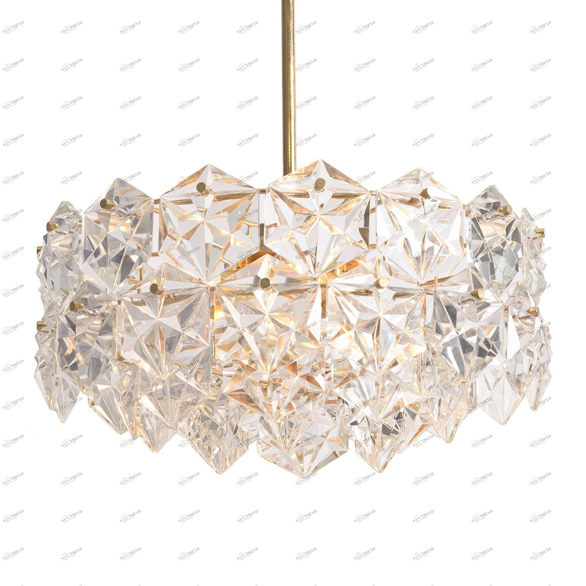 Подвесной светильник Hermitage L9 от Delight Collection B008 L9 DELIGHT ДИЗАЙНЕРСКИЕ 243925 Прозрачный;золото 