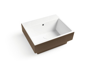 Керамическая раковина с переливом