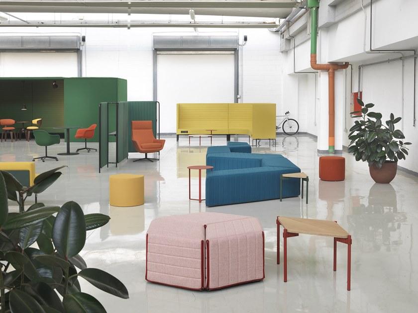 Marelli Круглый модульный пуф из ткани sun-id-1396992 - Вид №13