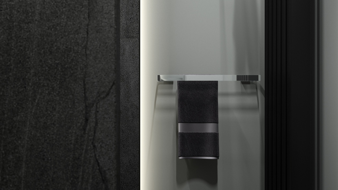 831145A Штанга для полотенца двойная 45 cm ARTWELLE Regen - Вид №2