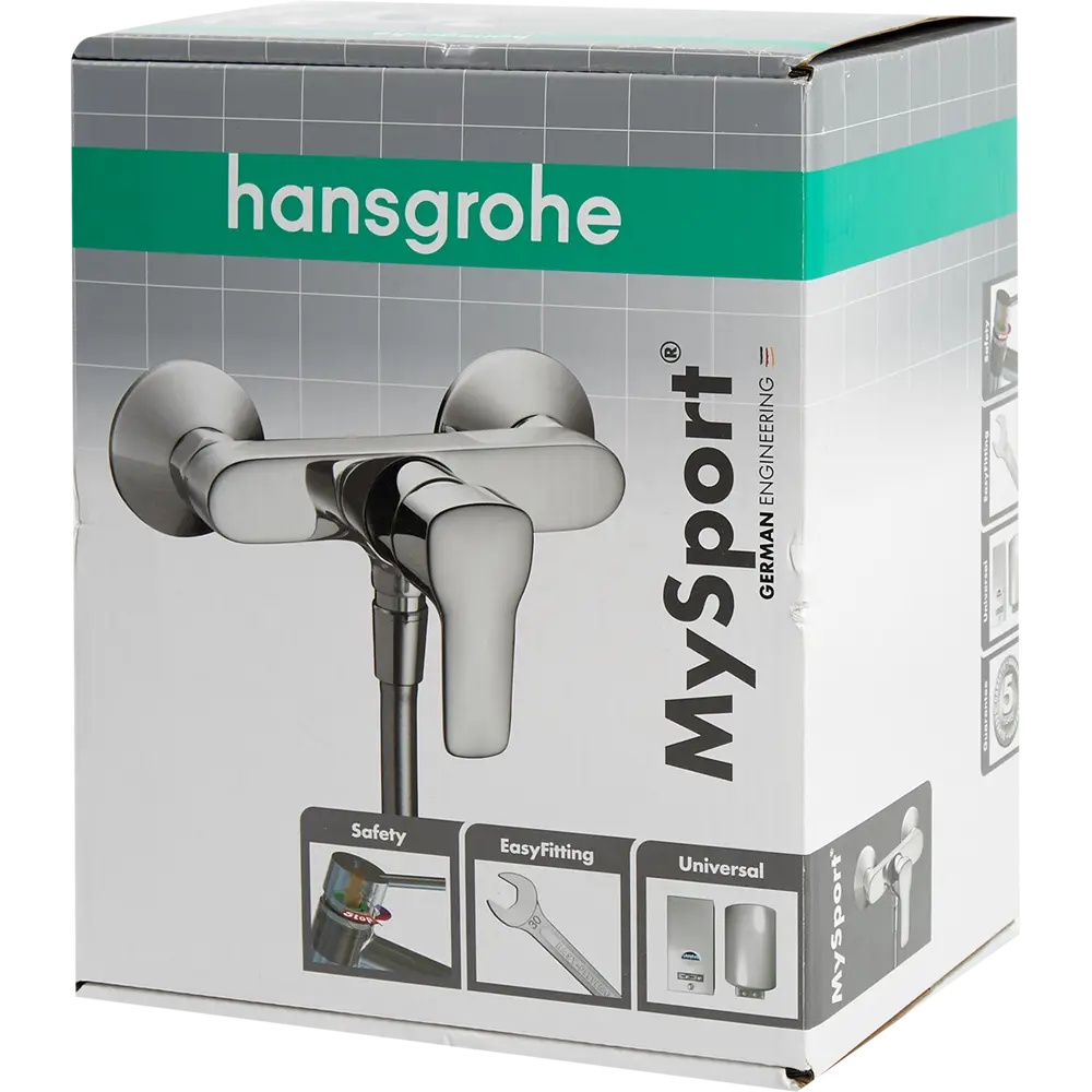 Смеситель для душа Hansgrohe MySport L однорычажный цвет хром 17264213 STLM-2178140 - Вид №6