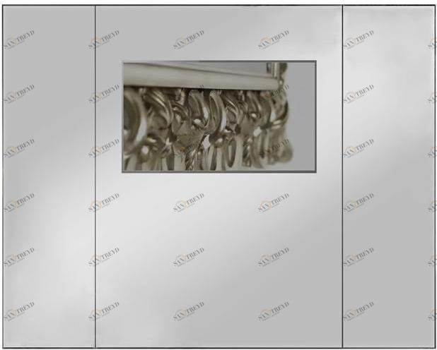 Jetclass Прямоугольное настенное зеркало со встроенными динамиками Spacium Jsp902y, jsp902ay 