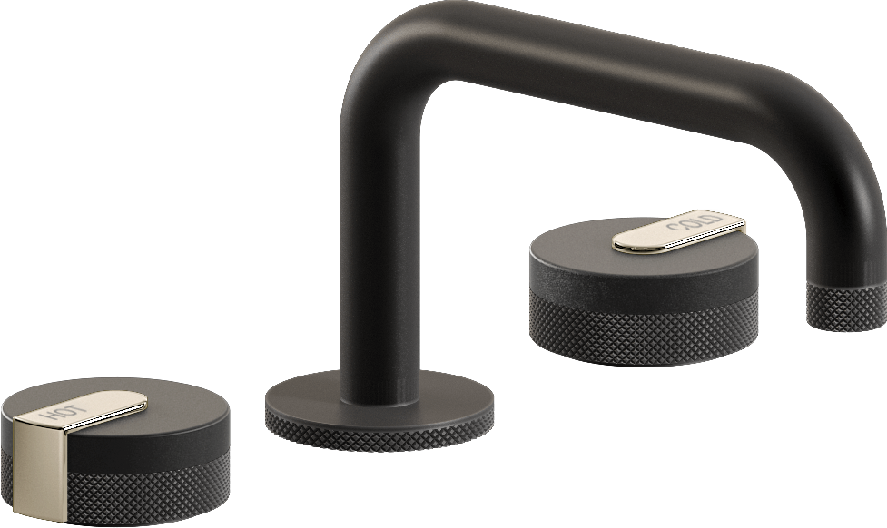 E-11510-R1BK-L1PN-GM Смеситель для умывальника на 3 отвертия GRAFF MOD+