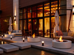 Центральный камин на биоэтаноле или газе