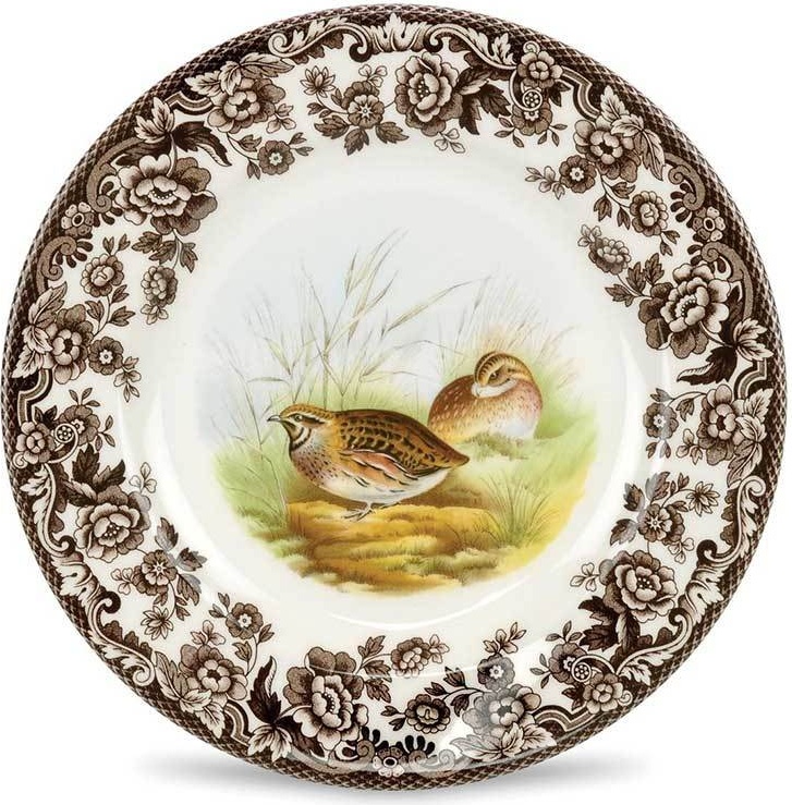 10569953 Spode Тарелка закусочная Spode Английские охотничьи мотивы. Перепелка, 20см Фаянс 
