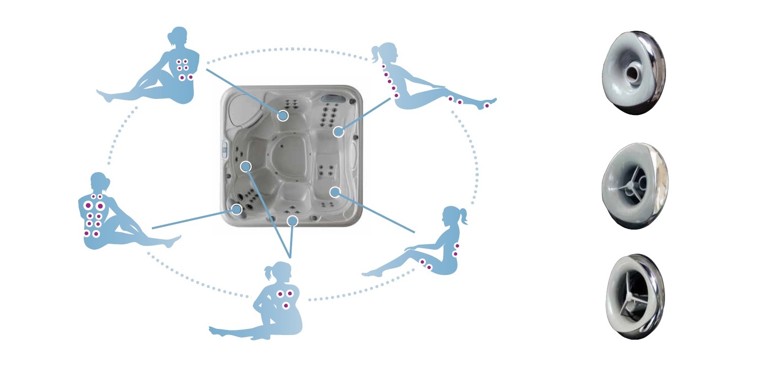 Домашний бассейн My Spa 195_E Built-in Glass1989 Portable Spa RQ00A110110 - Вид №3