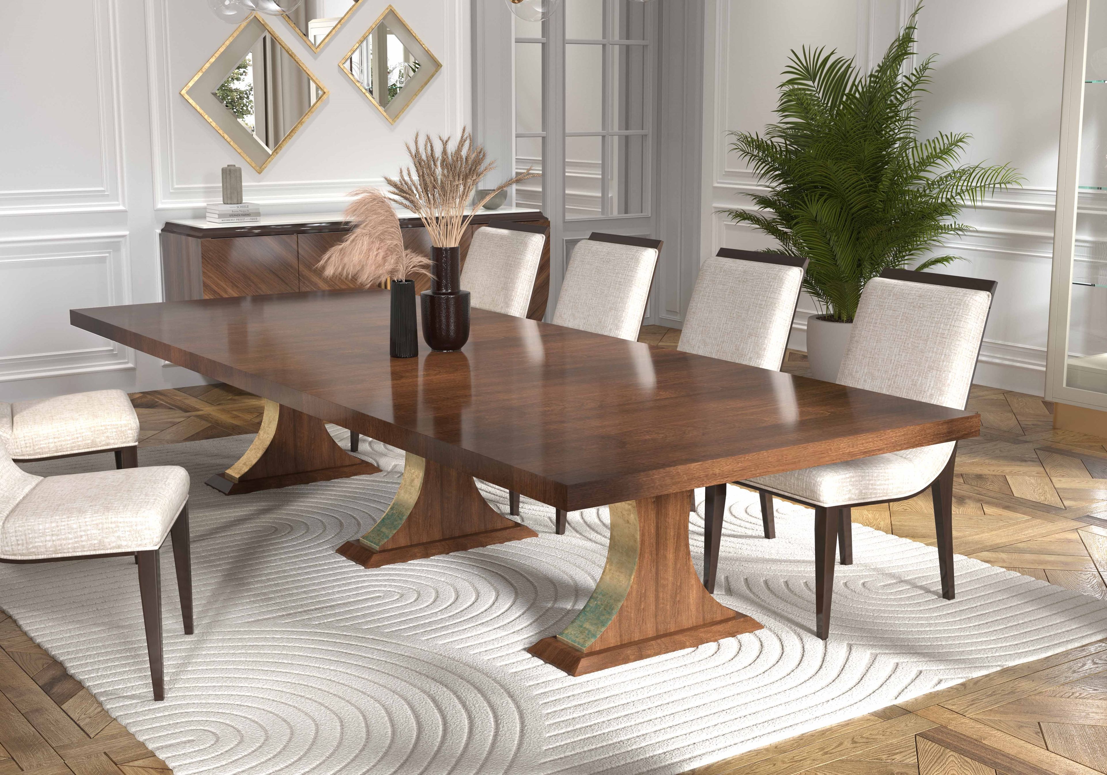 Тканевый стул с подлокотниками с мягким сиденьем GUERRA VANNI Iconic ARCH-00069171 - Вид №1