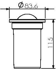 30811A Стакан подвесной цвет хром LANGBERGER molveno - Вид №2