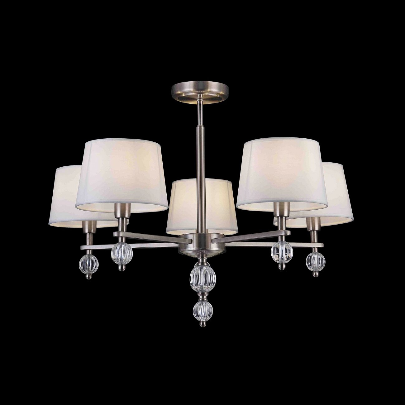 Люстра подвесная белая Milena FR5679PL-05N FREYA ДИЗАЙНЕРСКИЕ, MODERN 00-3956378 Белый;черный  - Вид №1