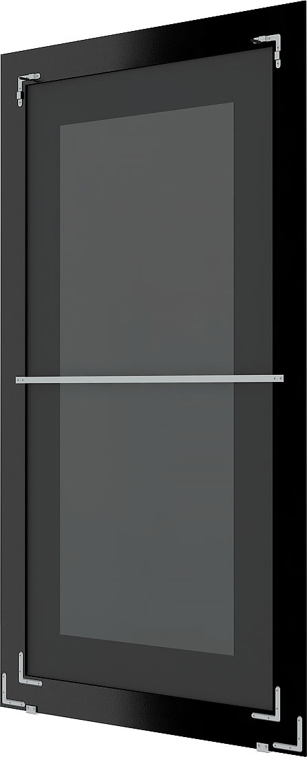 BY 6037 Зеркало напольное в багетной раме - красная волна 89 mm EVOFORM Definite floor - Вид №1