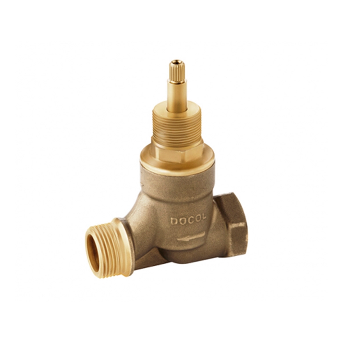 00569300 Керамический регистр 1/2 оборота против часовой стрелки Отверстие 3/4 дюйма Docol DOCOLBASE 