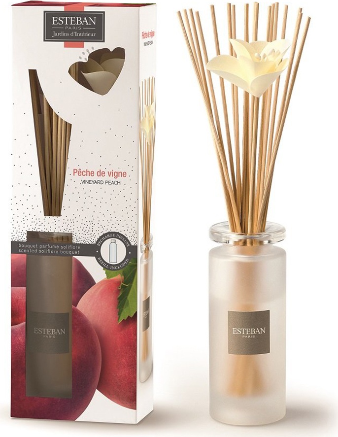 10596062 Esteban Деко букет с ароматом 75мл "Сочный персик" "Soliflore" Esteban Стекло 