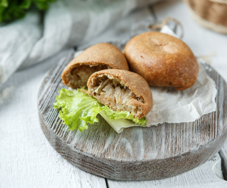 5130 Пирожок ржаной с капустой Вкусляндия  - Вид №1