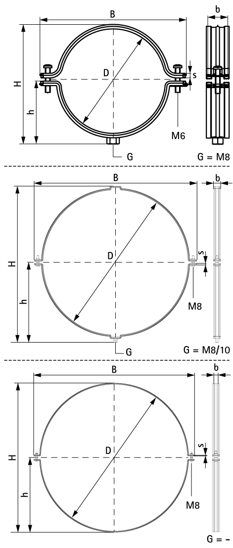 4115800 BIS Aero® Вентиляционные хомуты для вентиляционных труб walraven  - Вид №1