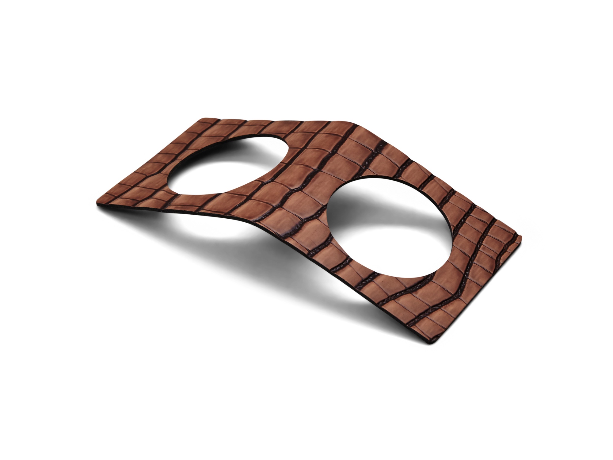 98242 Кольцо для cалфетки Кожаное LIND DNA Дания Croco