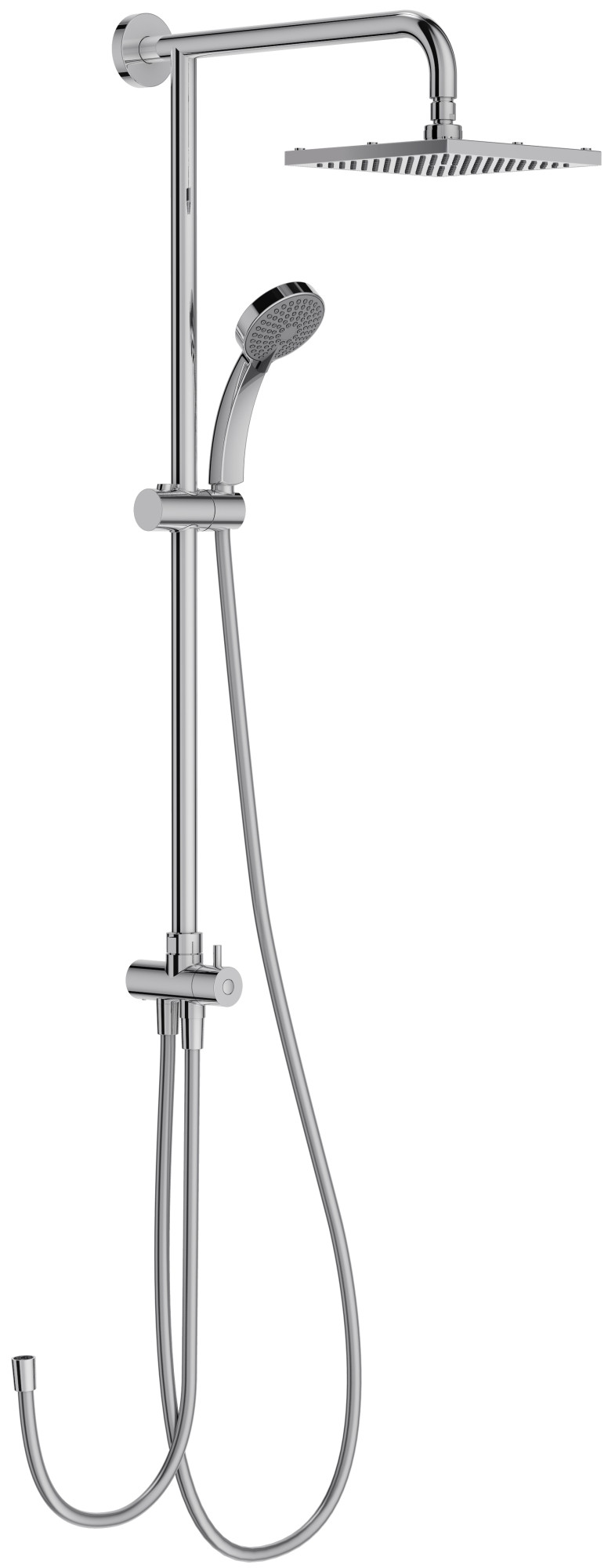 E45893-CP Душевая колонна с квадратной насадкой JACOB DELAFON EO