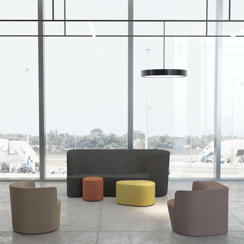 Moroso Круглый пуф из ткани Taba sun-id-1423213 - Вид №7