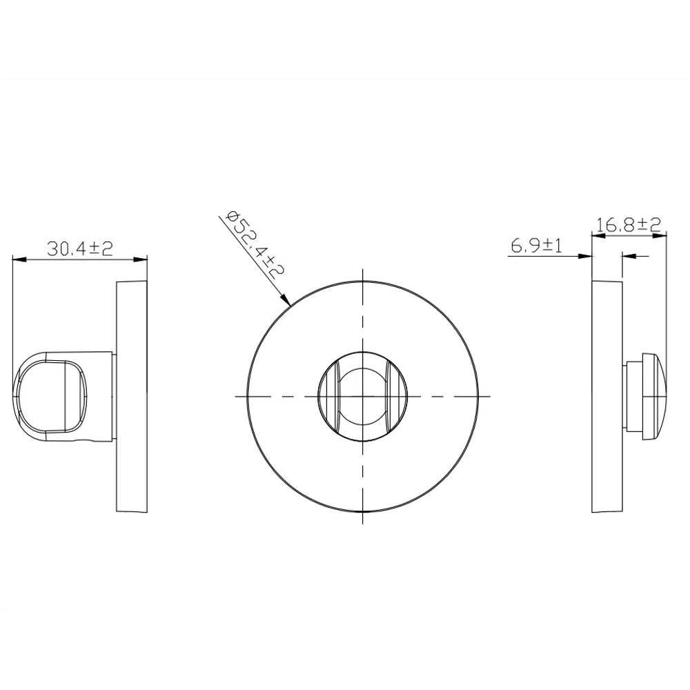 Фиксатор под ручку KREAFORTA ЦАМ цвет хром 89450173 STLM-2202156  - Вид №4