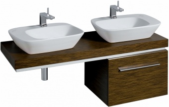 121655000 Подвесная раковина настенная прямоугольная Keramag  - Вид №4