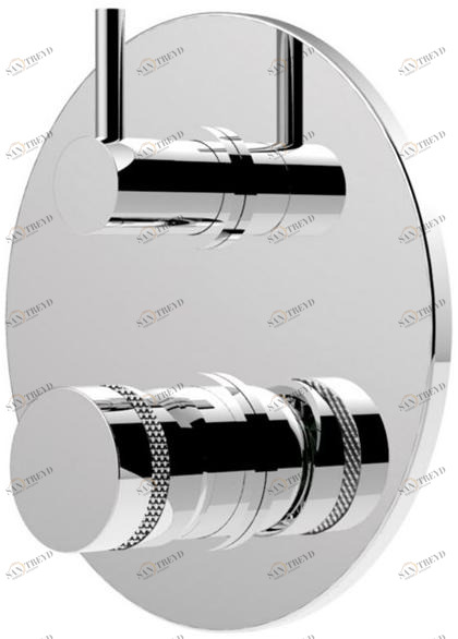 Rubinetteria Giulini Встраиваемый однорычажный смеситель для душа с переключателем Deluxe - myring Fmr0013-3dl