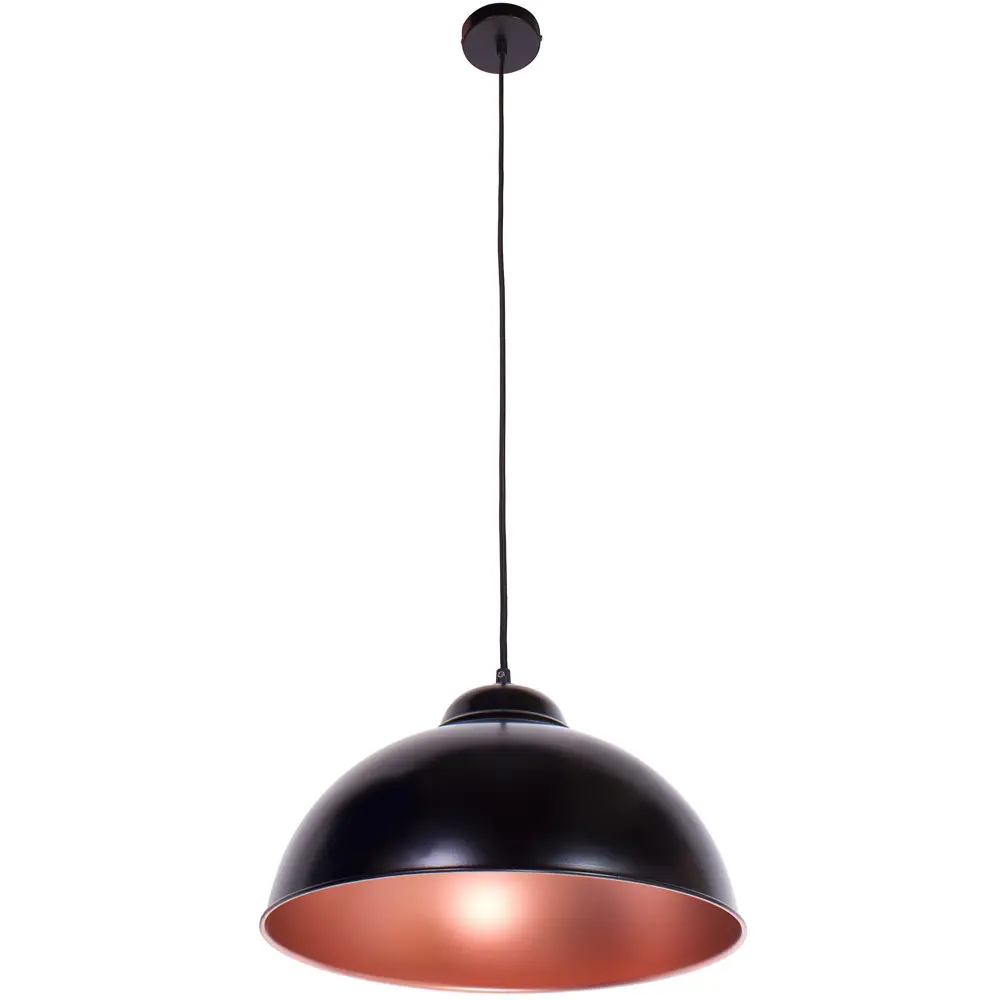 Подвесной светильник Eglo «Truro»-2» 1xE27x60 Вт, цвет чёрный/медный STLM-2184013 - Вид №1