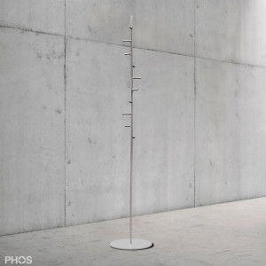 GSTH10F-B-BPW Вешалка для полотенец и вешалка для верхней одежды с 10 крючками, основание: белое PHOS