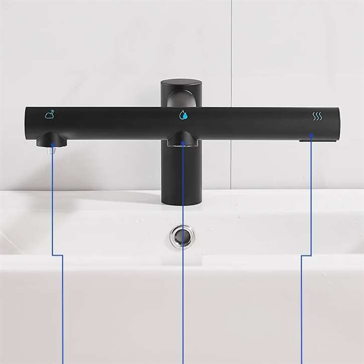 Инфракрасный кран для общественных туалетов с воздушными полотенцами Fontana Showers синий Синий ARCH-00027473 - Вид №3