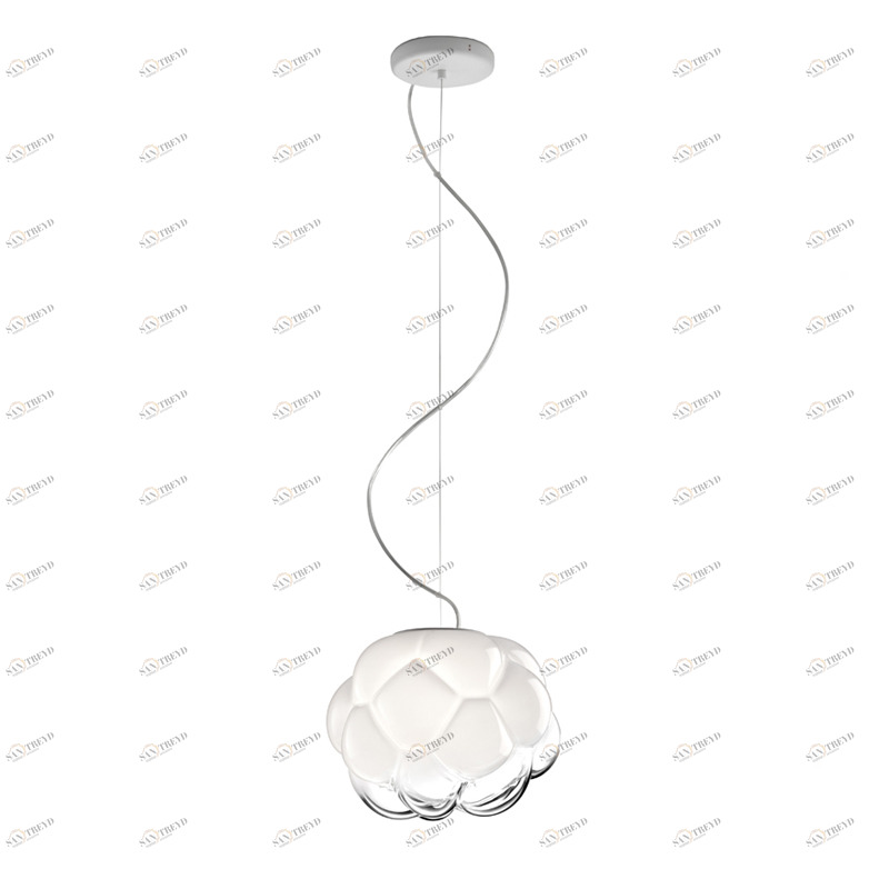 Светильник подвесной 20х26 см белый Cloudy F21A0171 FABBIAN ДИЗАЙНЕРСКИЕ 00-3882248 Белый 