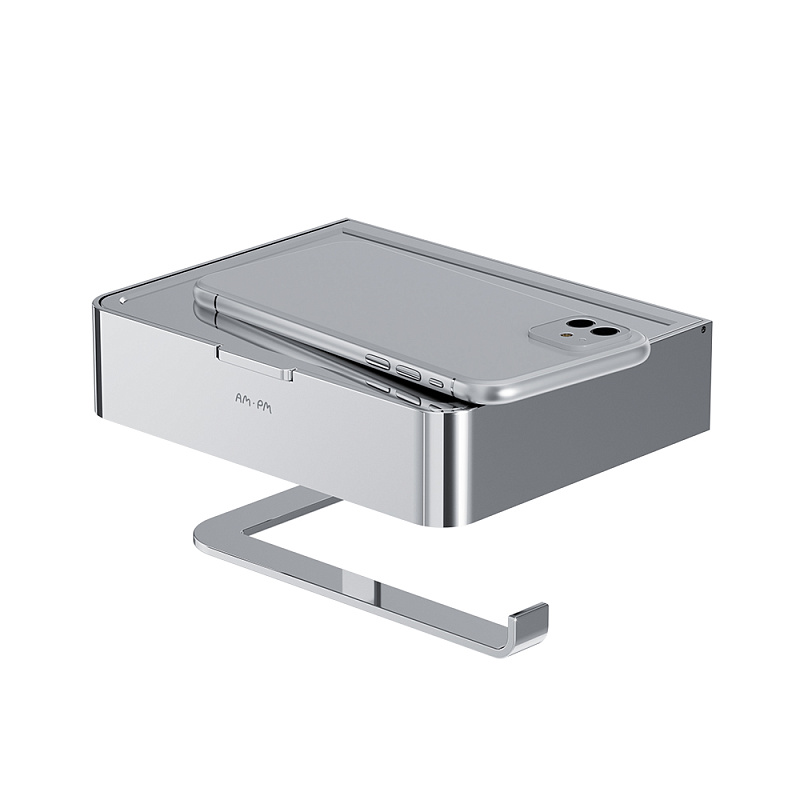 A50A341500 Держатель для туалетной бумаги с коробкой хром шт AM.PM Inspire 2.0  - Вид №3