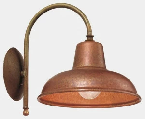 Il Fanale Бра из металла прямого света с фиксированным кронштейном Contrada 243.06.or