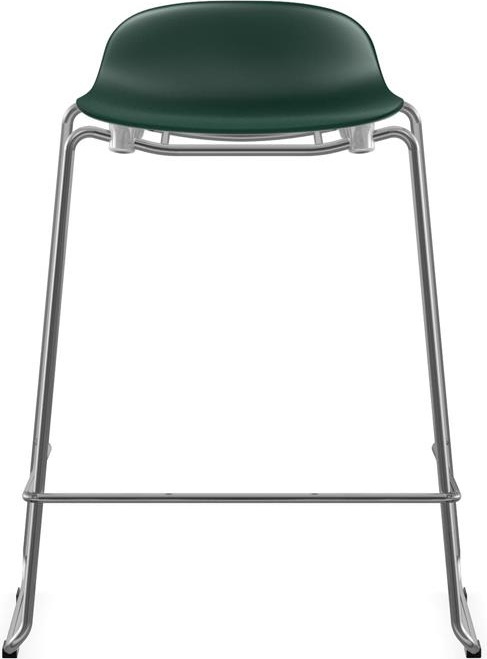603234 Барный стул 65 см Stacking Chrome Green Normann Copenhagen Form - Вид №1