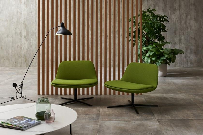 ESTEL GROUP Кресло с обивкой из ткани с 4 спицами Shell sun-id-1346304 - Вид №3