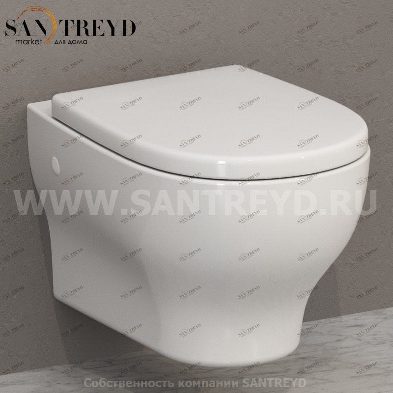 GRS03BI Подвесной унитаз настенный Белый Ceramica Globo GRACE Италия