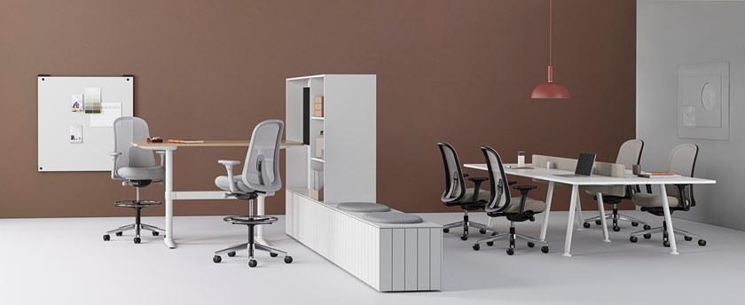 Herman Miller Эргономичный поворотный офисный стул на колесиках Lino sun-id-1455766 - Вид №6