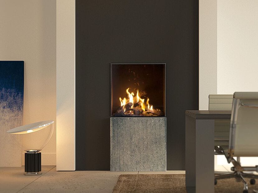 Встроенный газовый камин KALFIRE GP60/59F ARCH-00046210