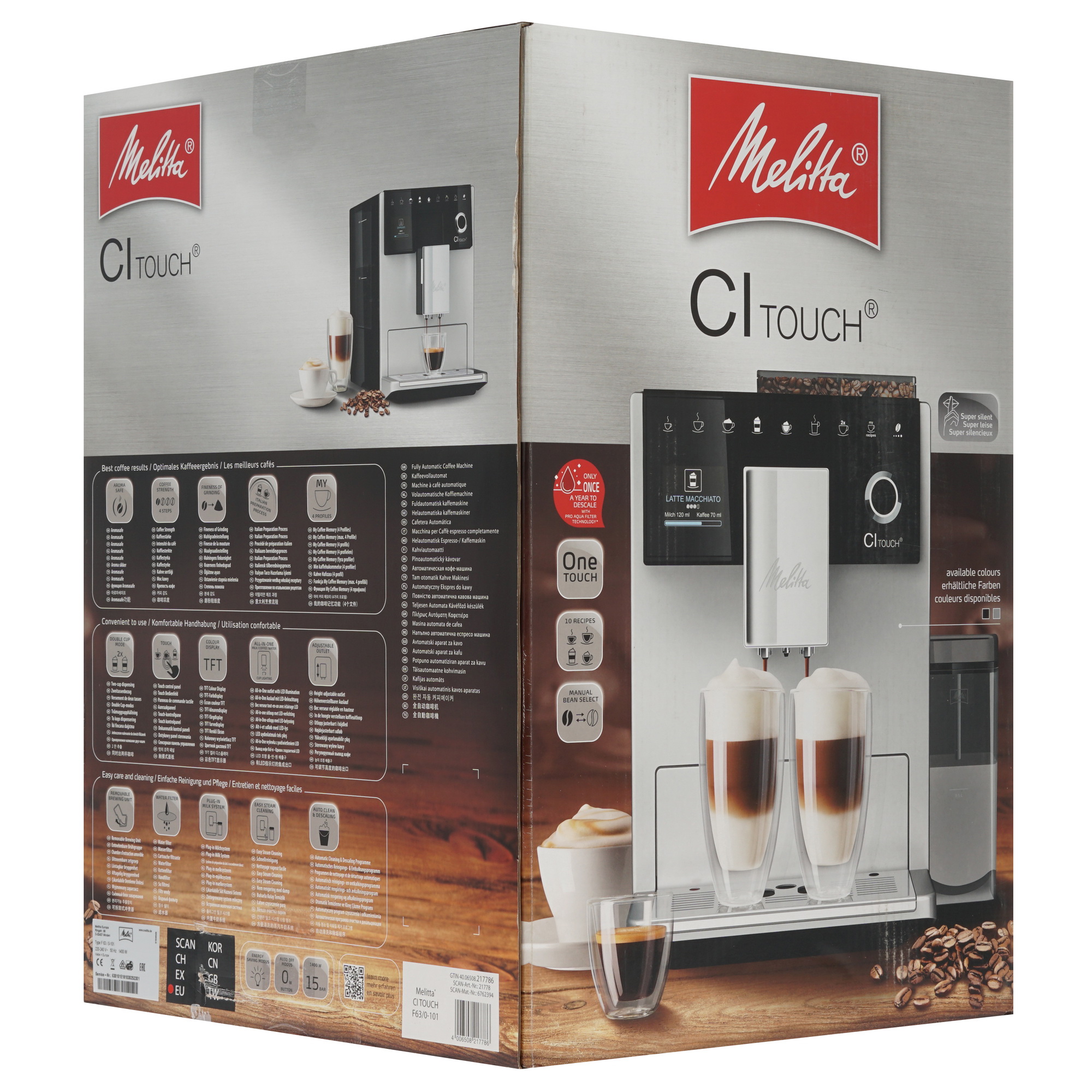 8112812 Кофемашина автоматическая Melitta Caffeo F 630-101 черный STDN-0041632 - Вид №7