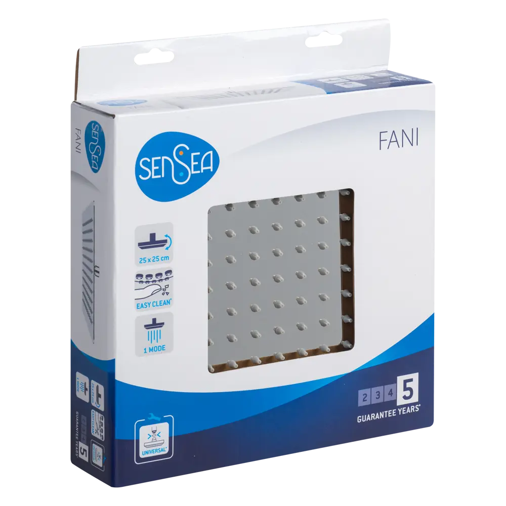 Лейка для душа Sensea Fani 25 см цвет хром Без серии STLM-2141459 - Вид №7