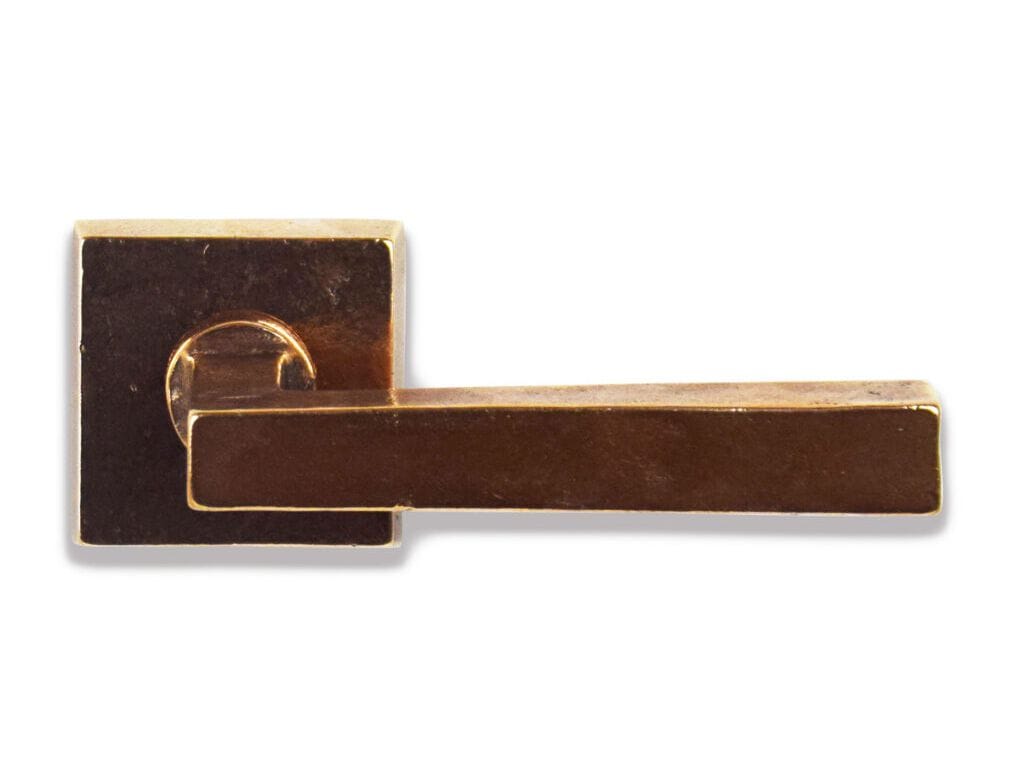 Бронзовая ручка на розетке GIARA ART DESIGN-BRONZE Quadra ARCH-00074934