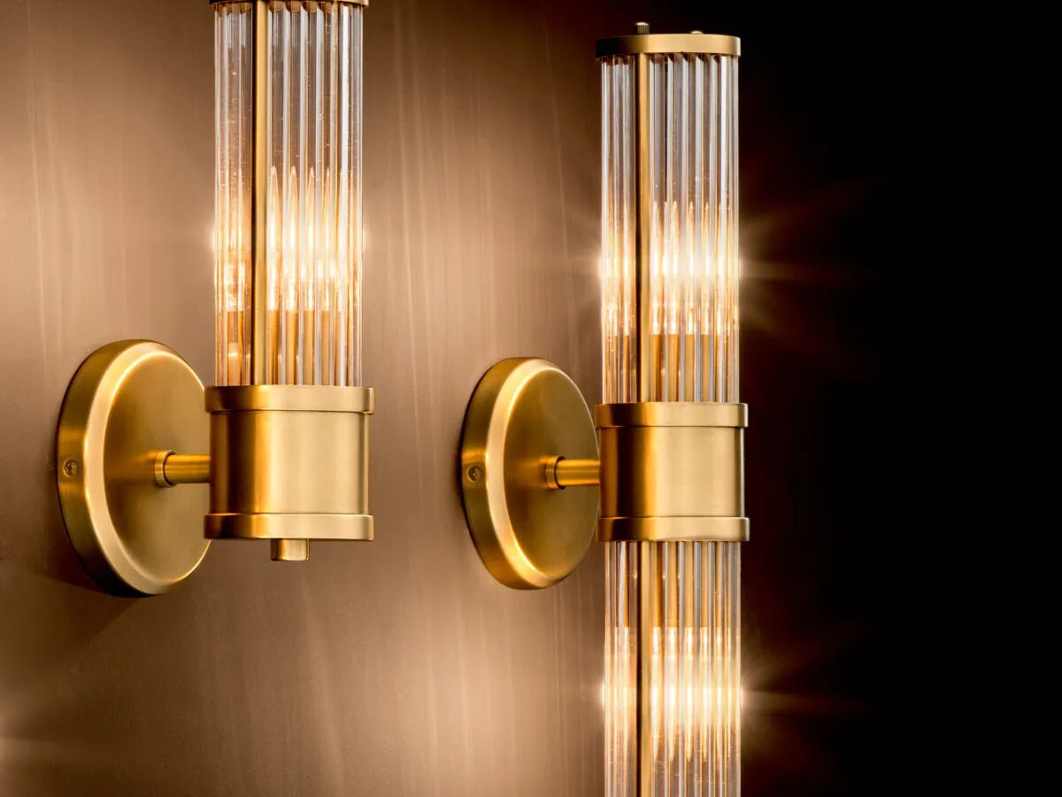 Металлический настенный светильник Eichholtz CLARIDGES DOUBLE ARCH-00121605 - Вид №3