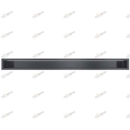 Вентиляционная решетка Kratki LUFT 90х1000 графитовая 5437