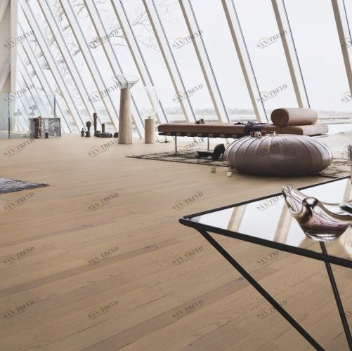 Паркетная доска Meister PС 400 Style Античный серый 8266 Дуб Рустик с брашью (Текстурированная) 2400х255 мм 2300200055