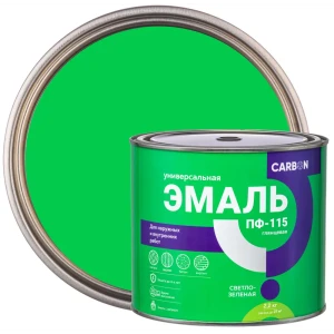 Эмаль ПФ-115 Carbon глянцевая цвет светло-зеленый 2.2 кг 82739753 STLM-2124223