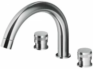 MGS Смеситель для ванны из нержавеющей стали с раздельными розетками Ergon