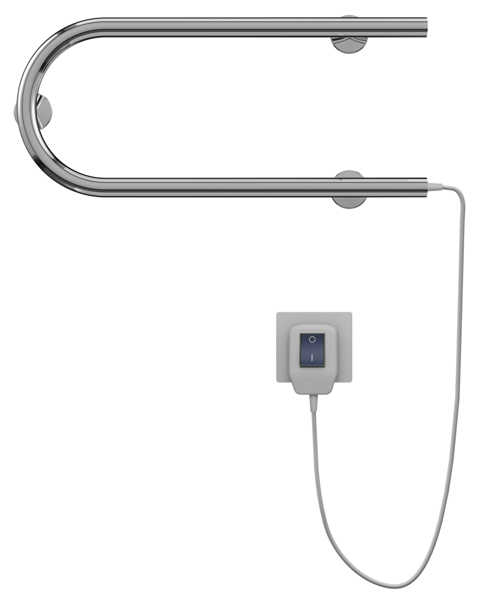 4620768883934 ЭЛЕКТРИКА Электро 25 П-обр 500х200 Полотенцесушитель TERMINUS RAL 9016 глянец  - Вид №1