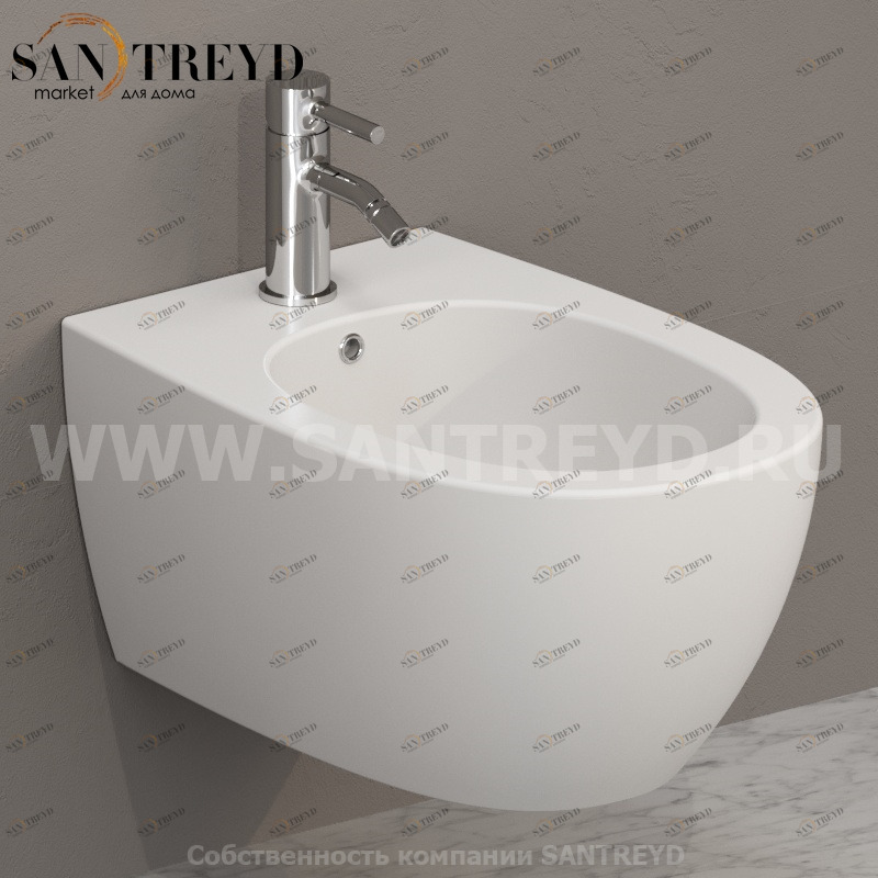 MDS09BO Биде подвесное 4ALL Ceramica Globo